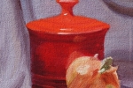 Red Ceramic and Onion